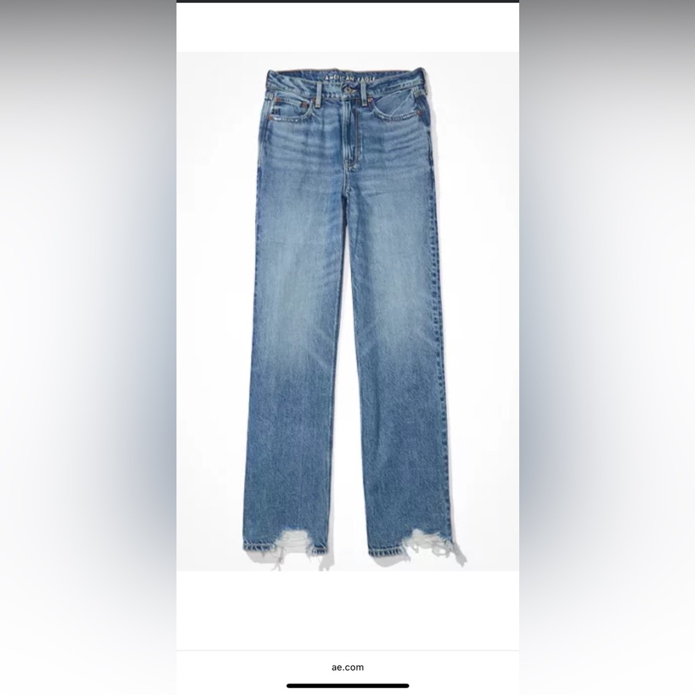 AE Dreamy Drape Super High-Waisted Baggy Wide-Leg Jean
